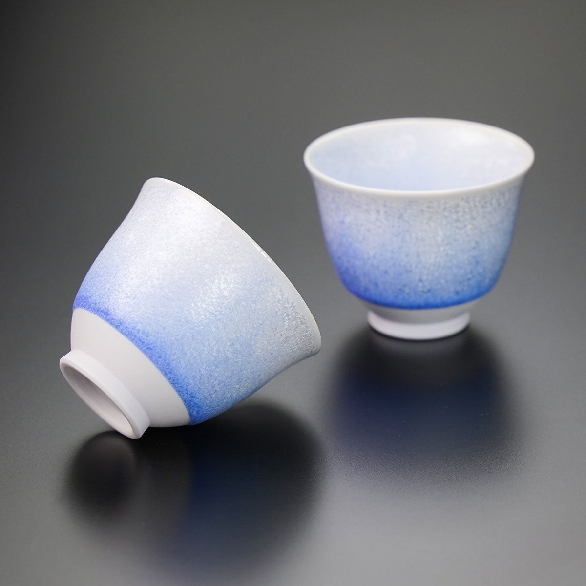有田焼 酒器セット 藍染水滴(真右エ門窯)
